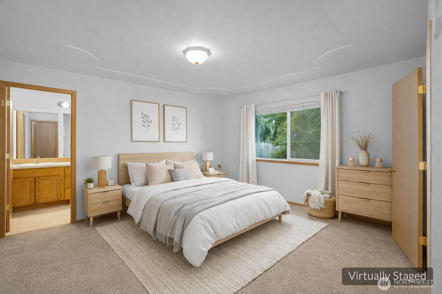 7606 187th Avenue Southwest Rochester, WA 98579 - Photo 13 of 28 a bedroom with a bed and a window
