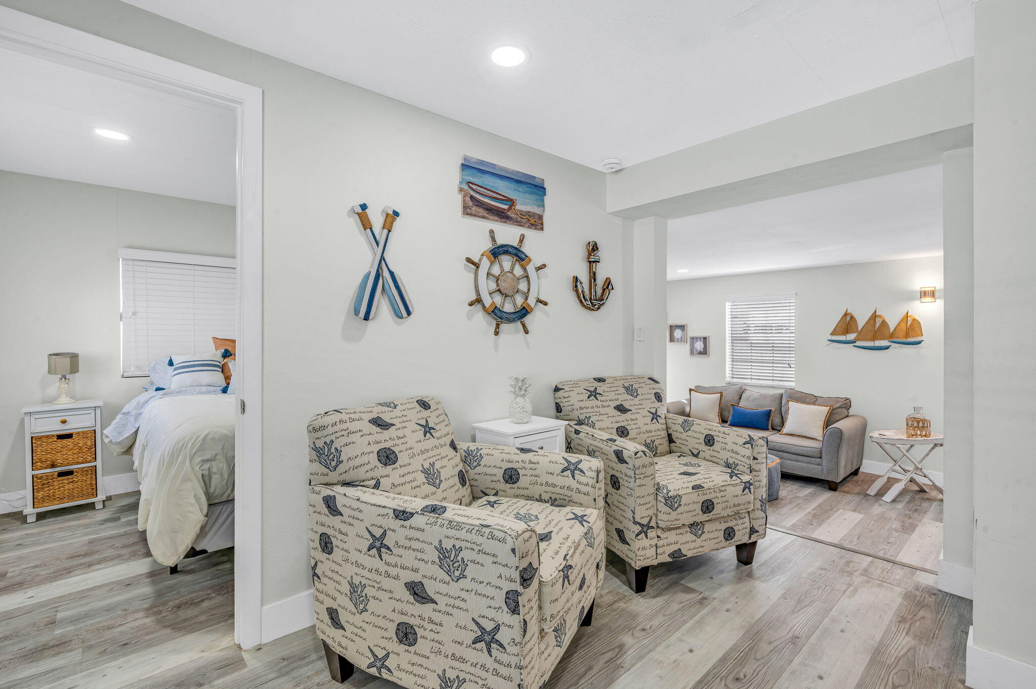 136 Sable Palm Lane Tavernier, FL 33070 - Photo 10 of 39 a bedroom with furniture and wooden floor