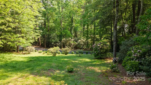 a house view with a garden space