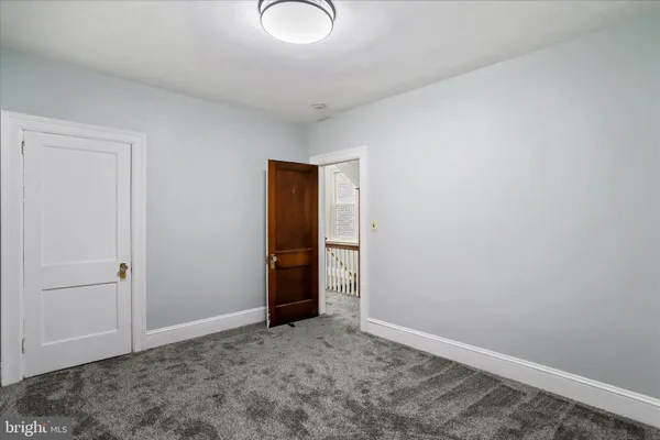 a view of an empty room