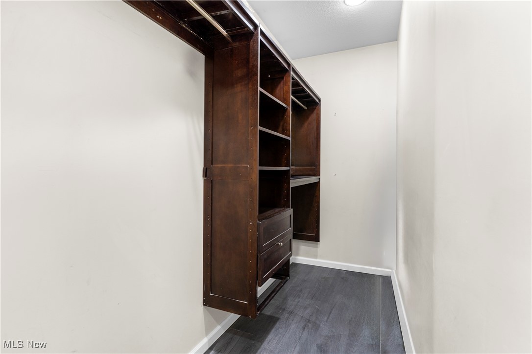 4075 Kirk Road Austintown, OH 44511 - Photo 28 of 40 Walk in closet featuring dark wood-style floors