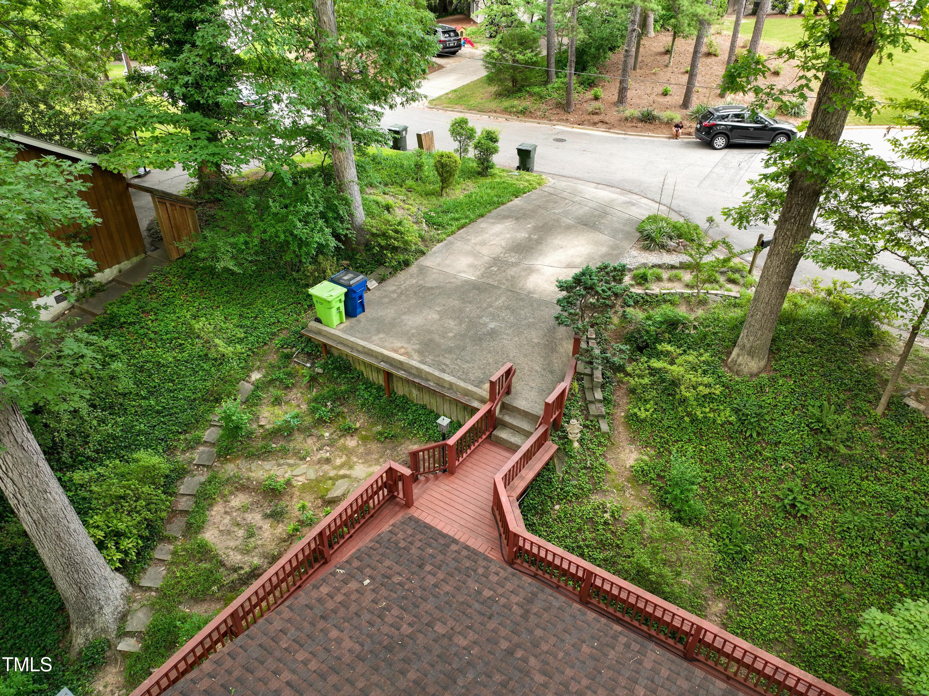 3416 Ocotea Street Raleigh, NC 27607 - Photo 5 of 46 a view of a yard with plants