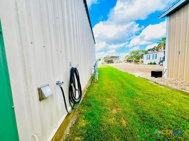a view of swimming pool from a balcony