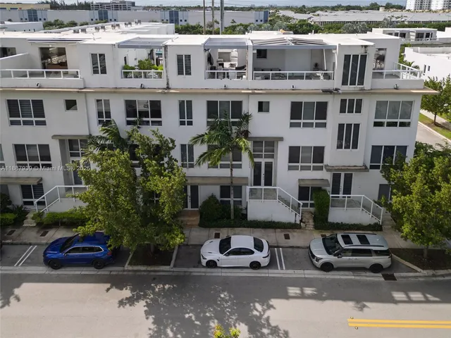 a car parked in front of a building