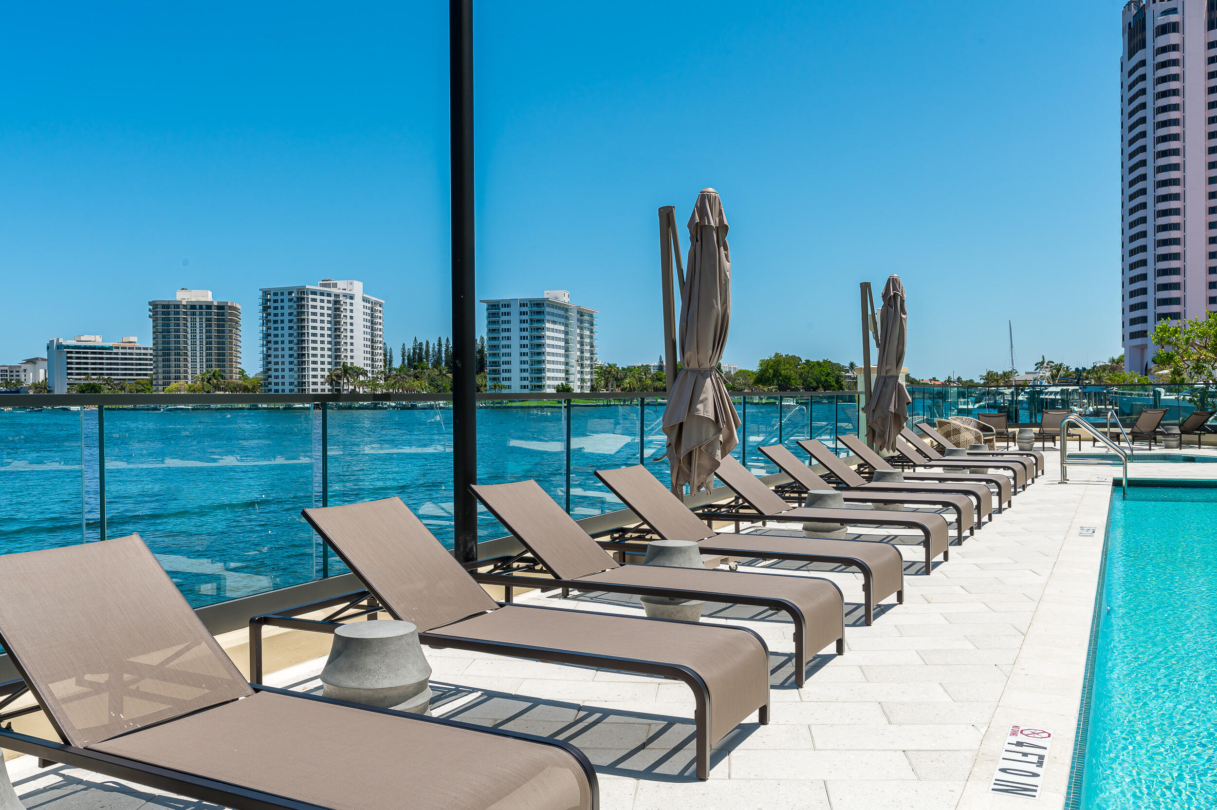550 Southeast 5th Avenue, Unit 606S Boca Raton, FL 33432 - Photo 28 of 38 a view of a terrace with chairs
