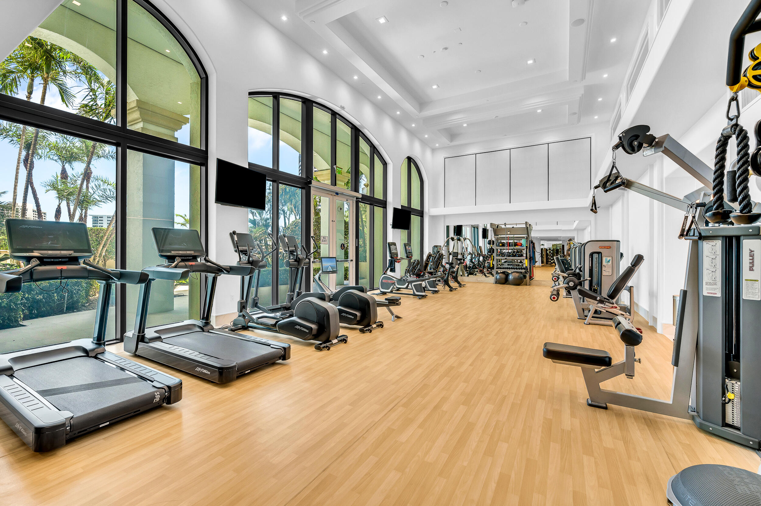 550 Southeast 5th Avenue, Unit 606S Boca Raton, FL 33432 - Photo 29 of 38 a view of a room with gym equipment
