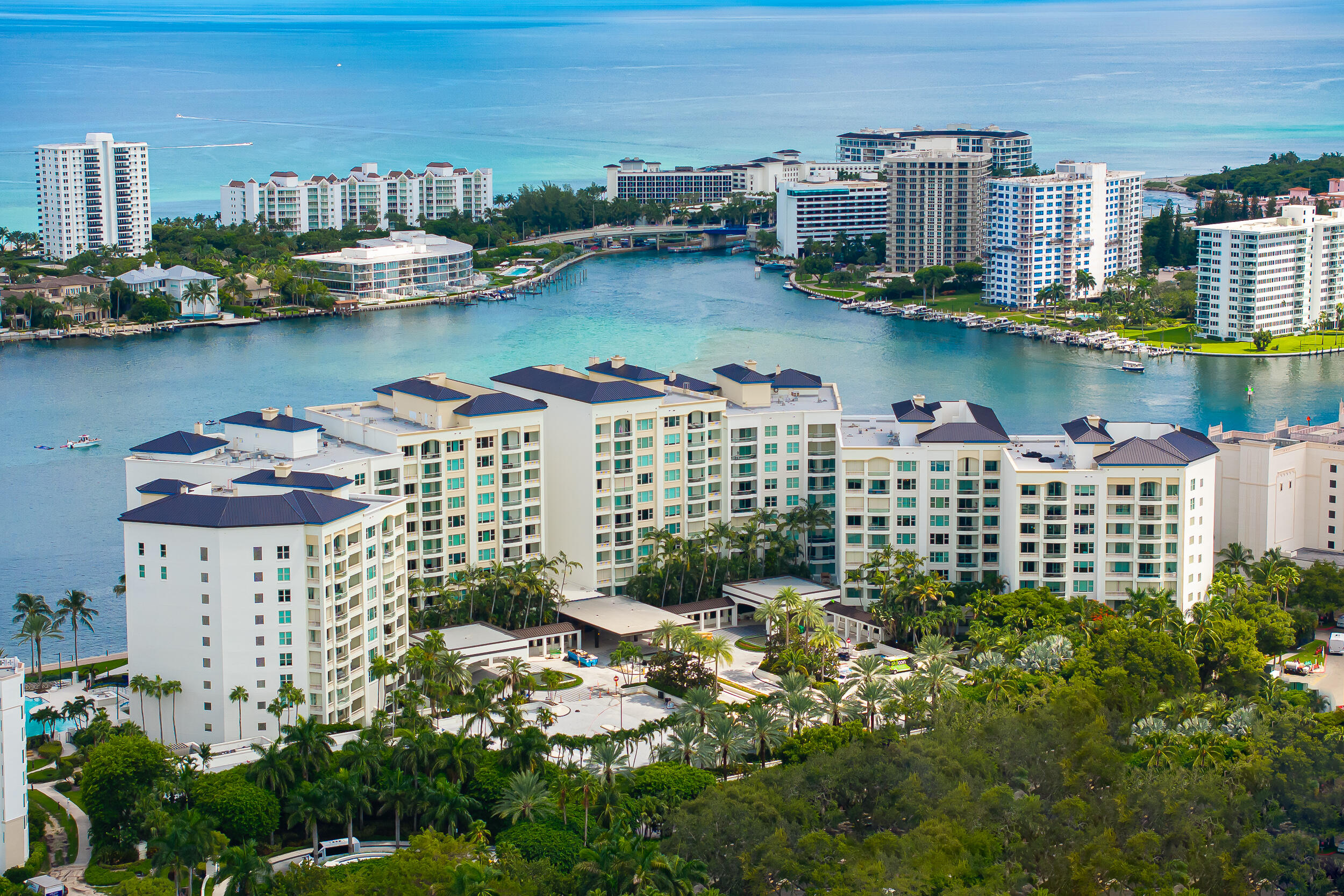 550 Southeast 5th Avenue, Unit 606S Boca Raton, FL 33432 - Photo 3 of 38 a view of a lake with tall building