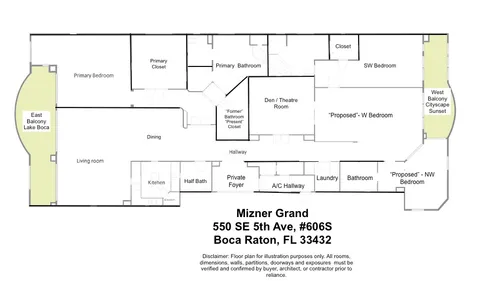 $3,795,000 | 550 Southeast 5th Avenue, Unit 606S, Boca Raton, FL 33432