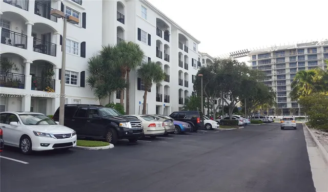 a car parked in front of a buildings