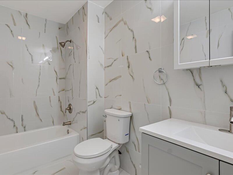 1135 Juno Drive Effort, PA 18330 - Photo 40 of 68 a bathroom with a sink a toilet and a bathtub