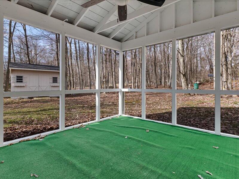 1135 Juno Drive Effort, PA 18330 - Photo 47 of 68 a view of a backyard with wooden fence