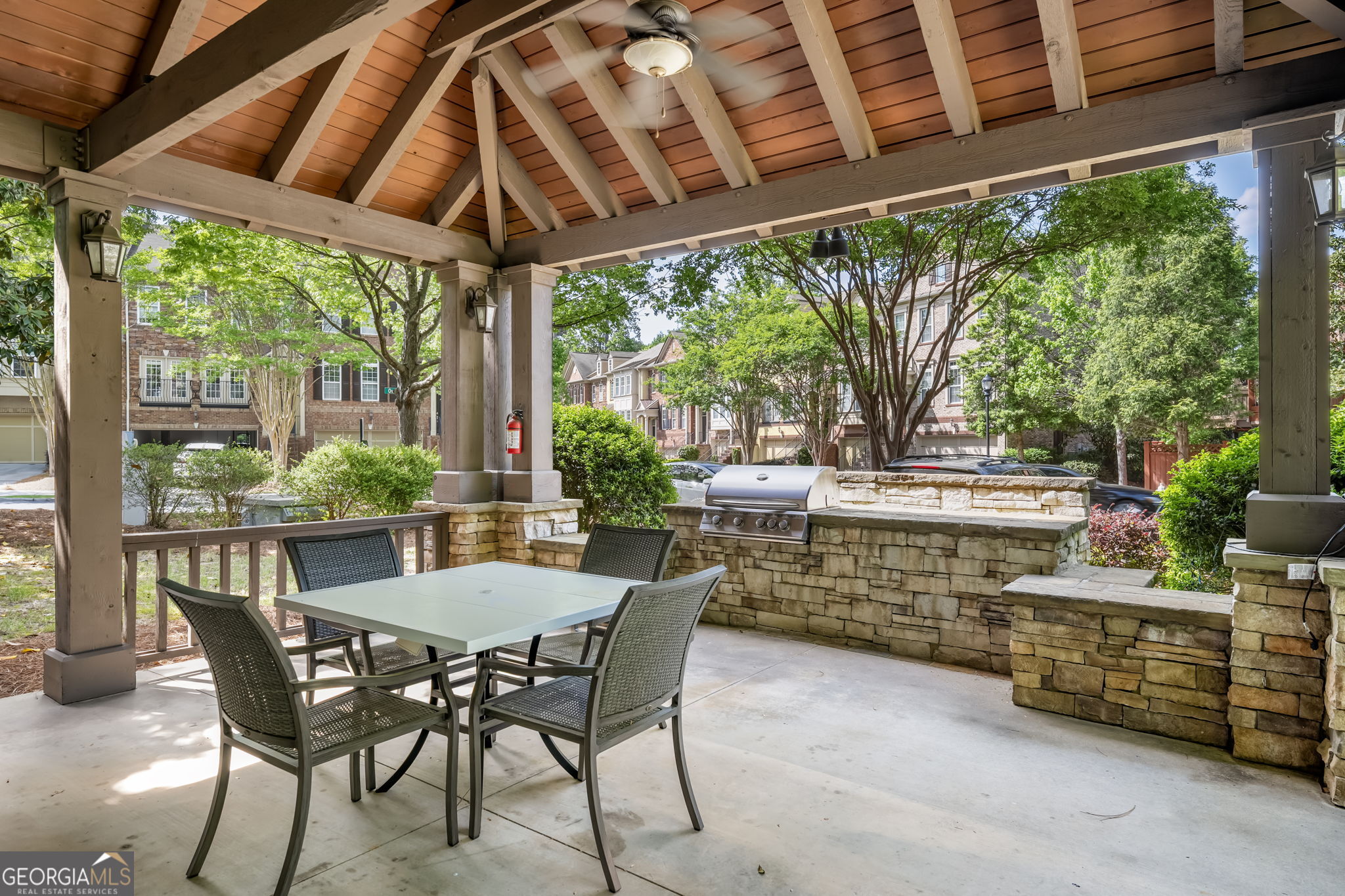 2872 Overlook Way Northeast Atlanta, GA 30324 - Photo 42 of 43 a view of an outdoor sitting area
