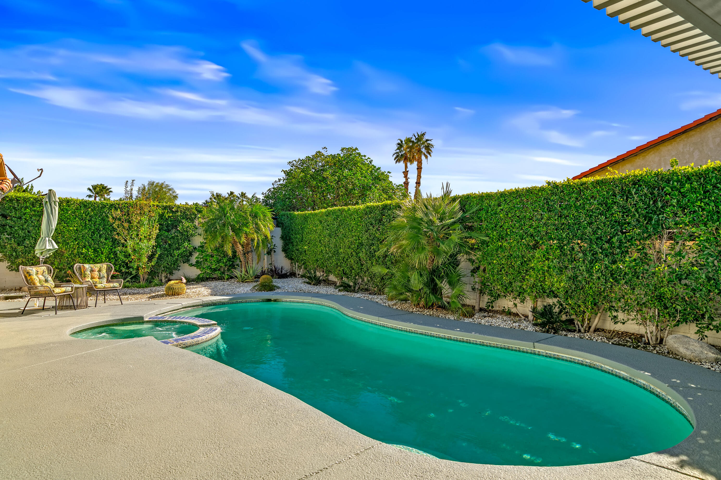 67265 Rango Road Cathedral City, CA 92234 - Photo 37 of 49 a view of a outdoor space and basketball court