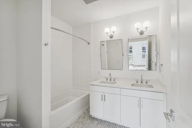 en empty room with windows