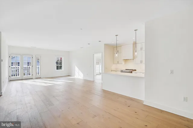 a lake view with a garden space and a lake view