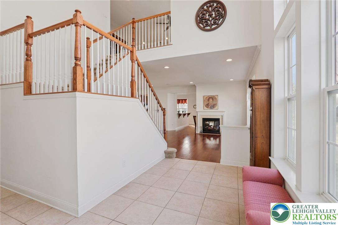 2076 Kingsview Road Lower Macungie Township, PA 18062 - Photo 2 of 53 a view of a hallway view with staircase