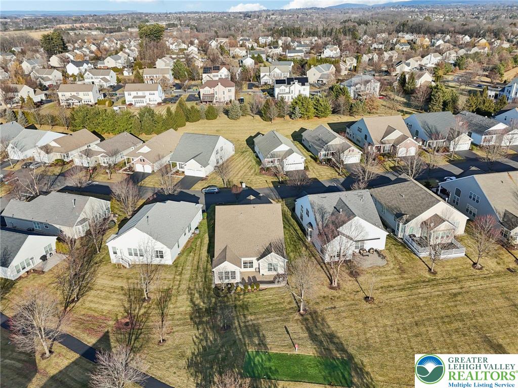 2076 Kingsview Road Lower Macungie Township, PA 18062 - Photo 45 of 53 an aerial view of residential houses with outdoor space