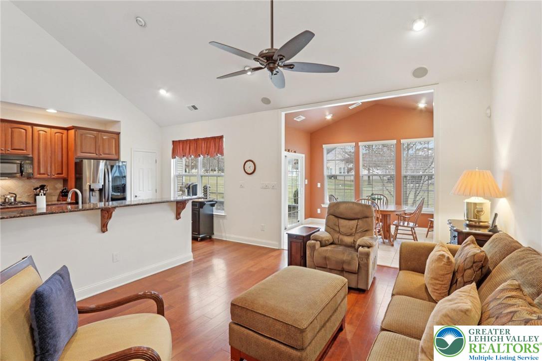 2076 Kingsview Road Lower Macungie Township, PA 18062 - Photo 10 of 53 a living room with furniture and a large window
