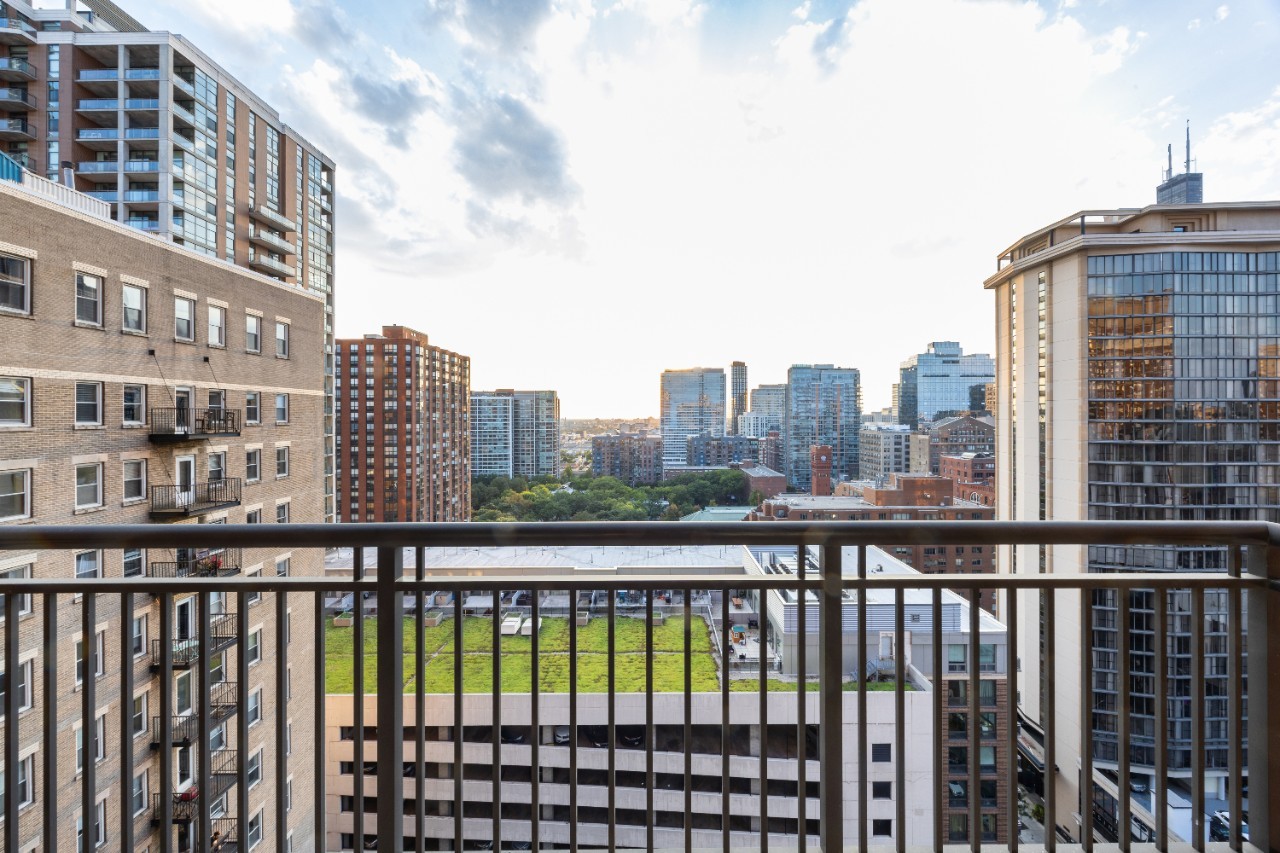 41 East 8th Street, Unit 1805 Chicago, IL 60605 - Photo 23 of 33 a city view from a balcony