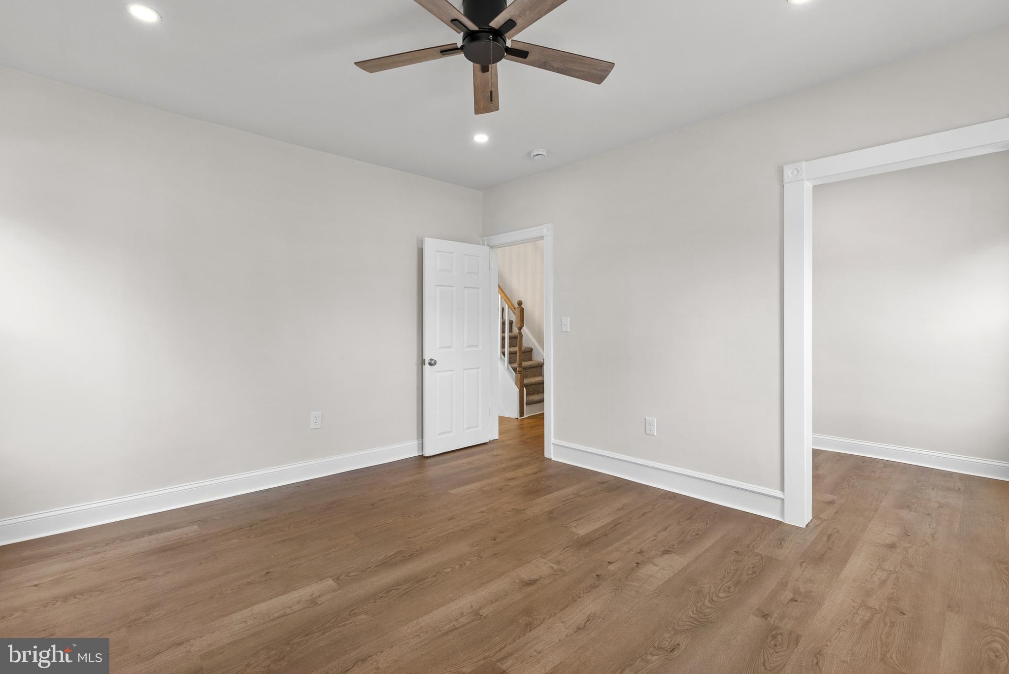 48 Penn Avenue, Unit B UPSTAIRS Souderton, PA 18964 - Photo 7 of 16 an empty room with fan and entryway