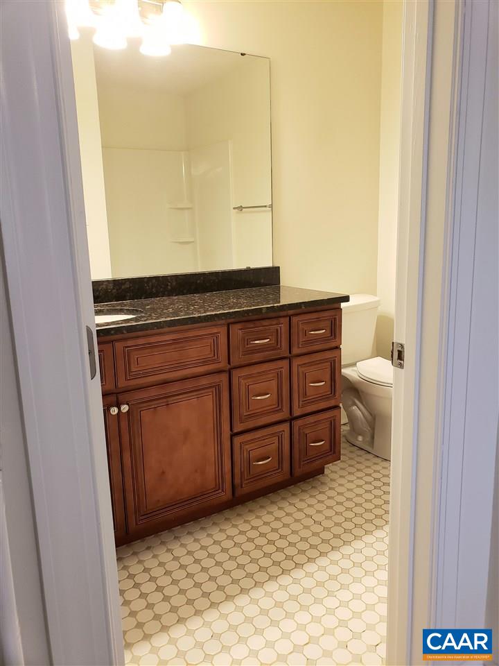 104 Turtle Creek Road, Unit 4 Charlottesville, VA 22901 - Photo 16 of 18 a bathroom with a granite countertop sink and a toilet