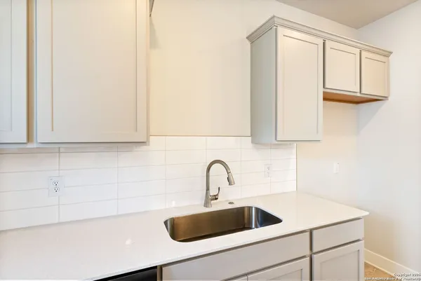 a close view of sink and tap