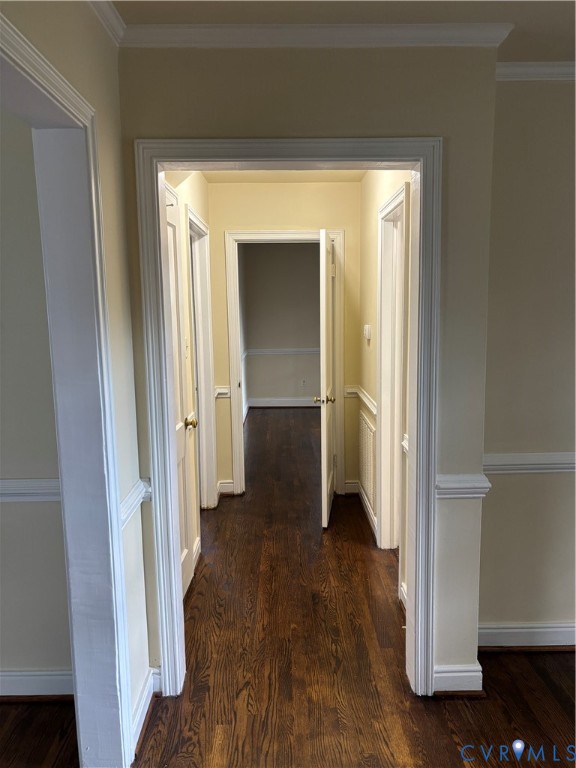5813 Fitzhugh Avenue Richmond, VA 23226 - Photo 13 of 20 a view of a hallway with wooden floor and closet