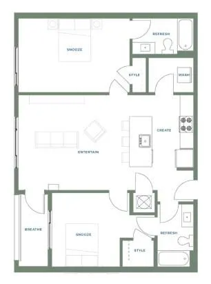 $2,385 | 1099 Boulevard Southeast, Unit 1215, Atlanta, GA 30312