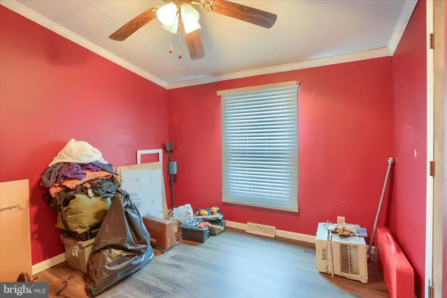 a room with gym equipment