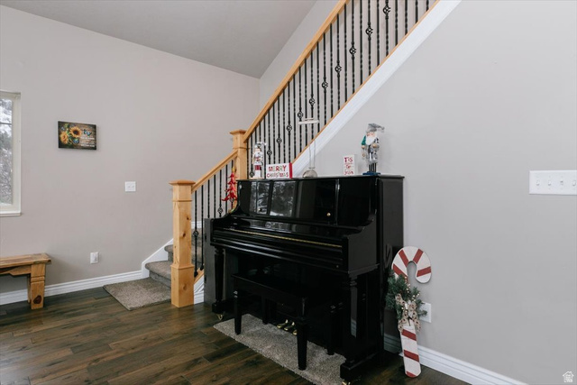 7203 East Cub River Road Preston, ID 83263 - Photo 12 of 33 Stairs with wood finished floors