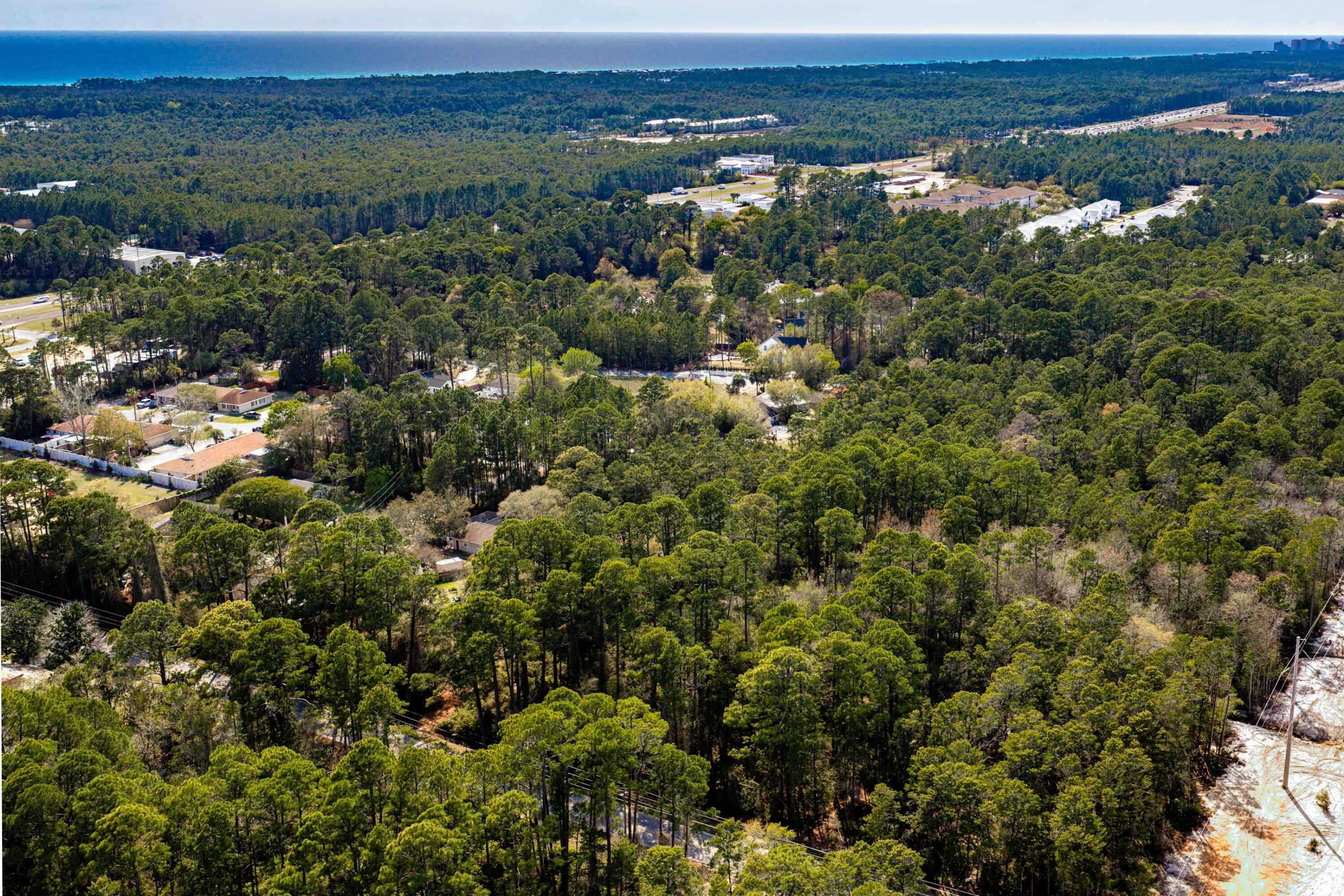 151 Don Bishop Road Santa Rosa Beach, FL 32459 - Photo 10 of 13 an aerial view of a houses with a yard