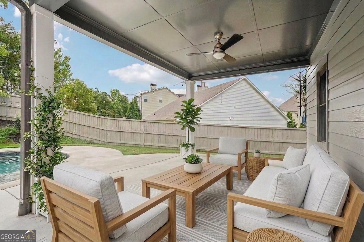 17 Lake Sydney Drive Dawsonville, GA 30534 - Photo 27 of 52 a outdoor space with patio