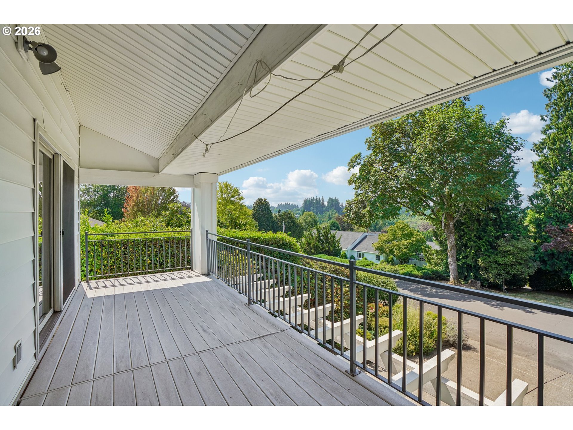 7600 Southwest Northvale Way Portland, OR 97225 - Photo 10 of 46 a view of balcony with wooden floor