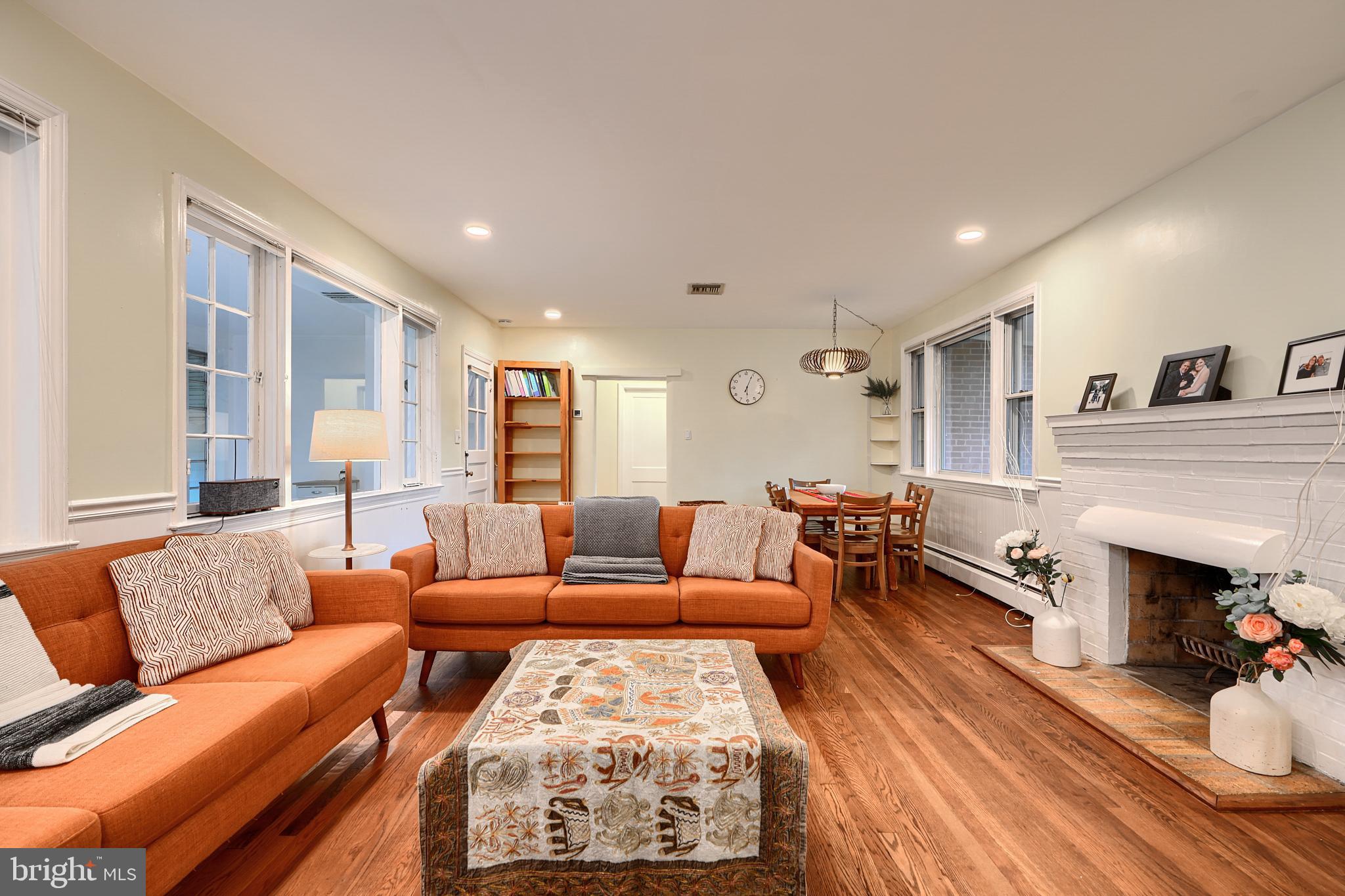 231 Gralan Road Catonsville, MD 21228 - Photo 13 of 37 a living room with furniture and a fireplace