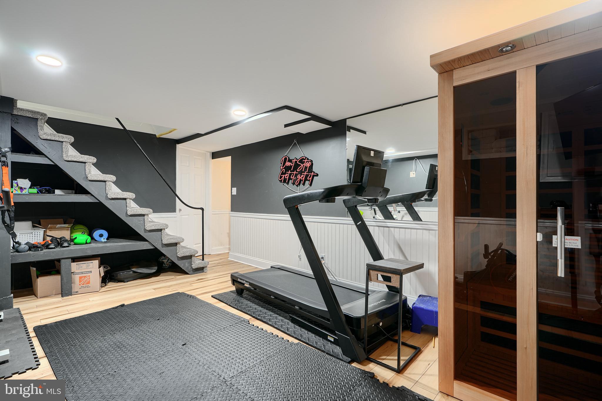 231 Gralan Road Catonsville, MD 21228 - Photo 16 of 37 a view of a room with gym equipment