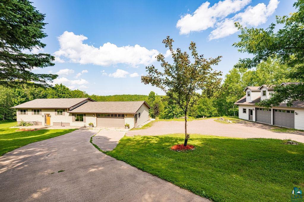 Front of House and Garages