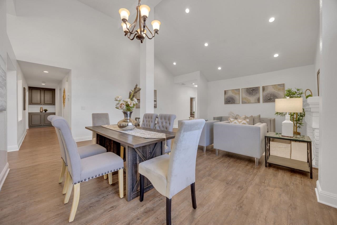 1747 Nursery Way Pleasanton, CA 94588 - Photo 17 of 50 a view of a dining room with furniture and wooden floor