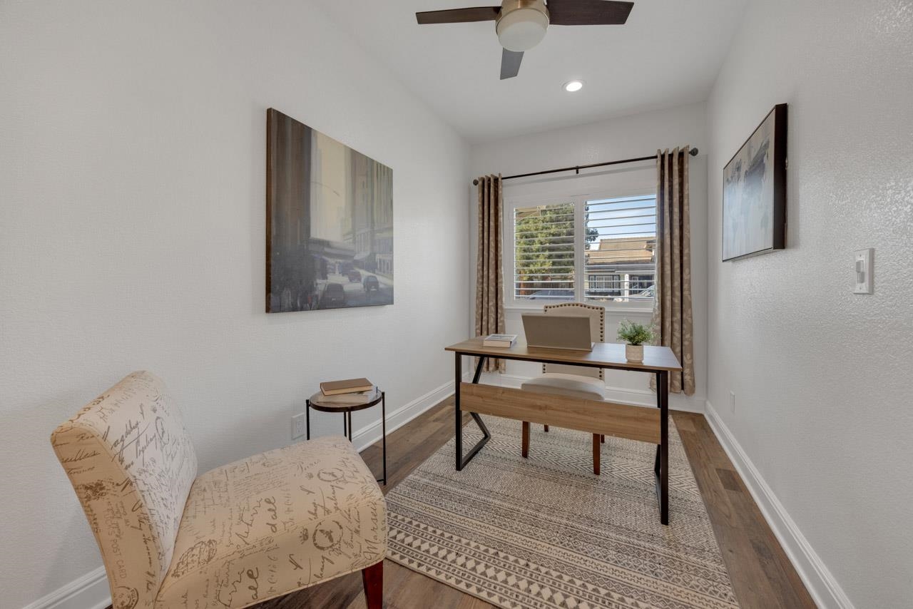 1747 Nursery Way Pleasanton, CA 94588 - Photo 19 of 50 a view of a workspace with furniture and a window