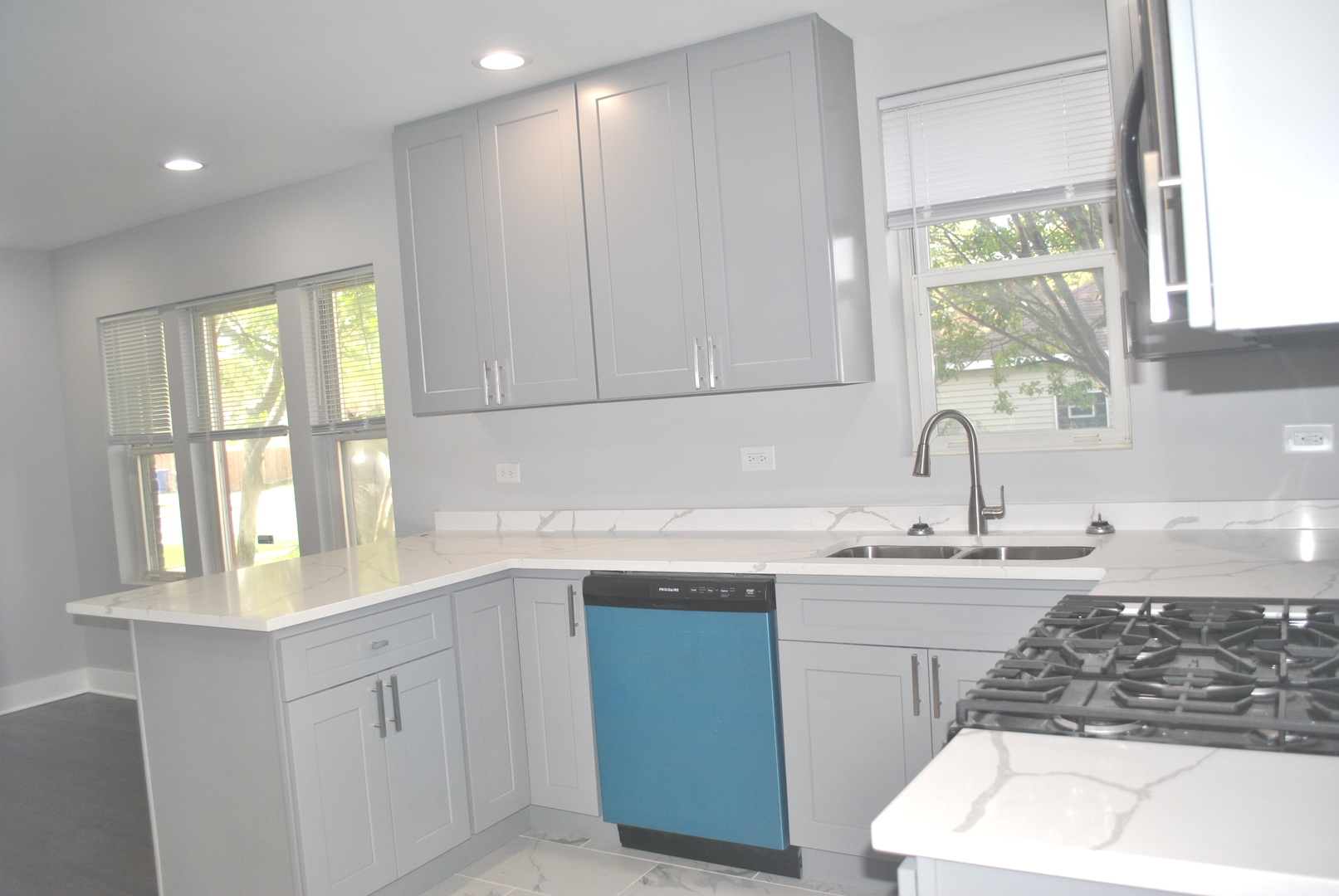 10052 South Green Street Chicago, IL 60643 - Photo 3 of 22 a kitchen with a sink cabinets and window