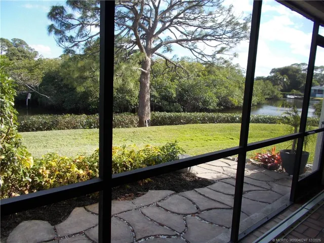 a view of lake from a balcony