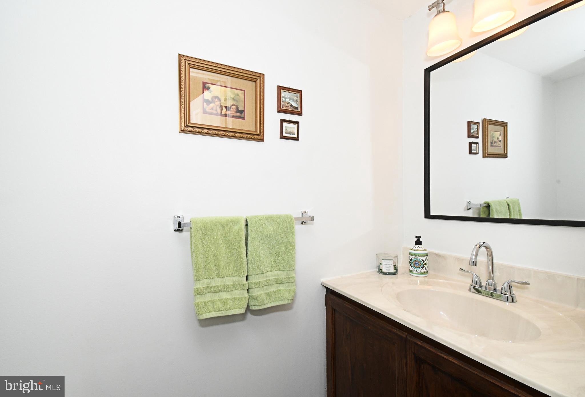 28 Flintlock Lane Chesterbrook, PA 19087 - Photo 45 of 69 a bathroom with a sink and a mirror