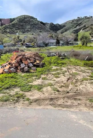 a view of an outdoor space and mountain view