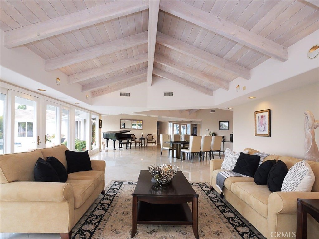 14 Georgeff Road Rolling Hills, CA 90274 - Photo 17 of 71 Living Room to Formal Dining and Music Area