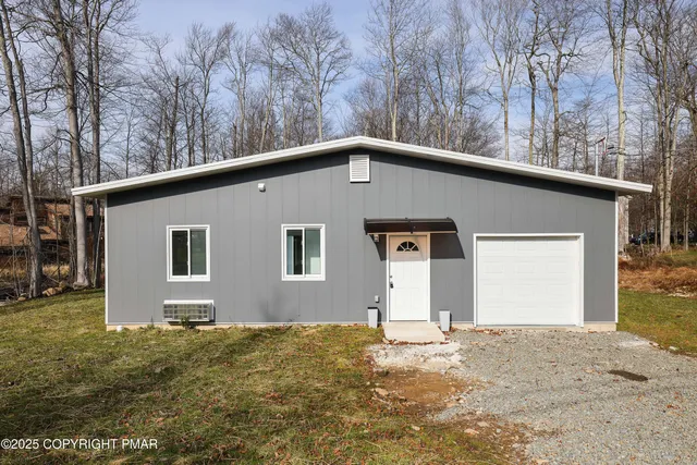 a backyard of a house