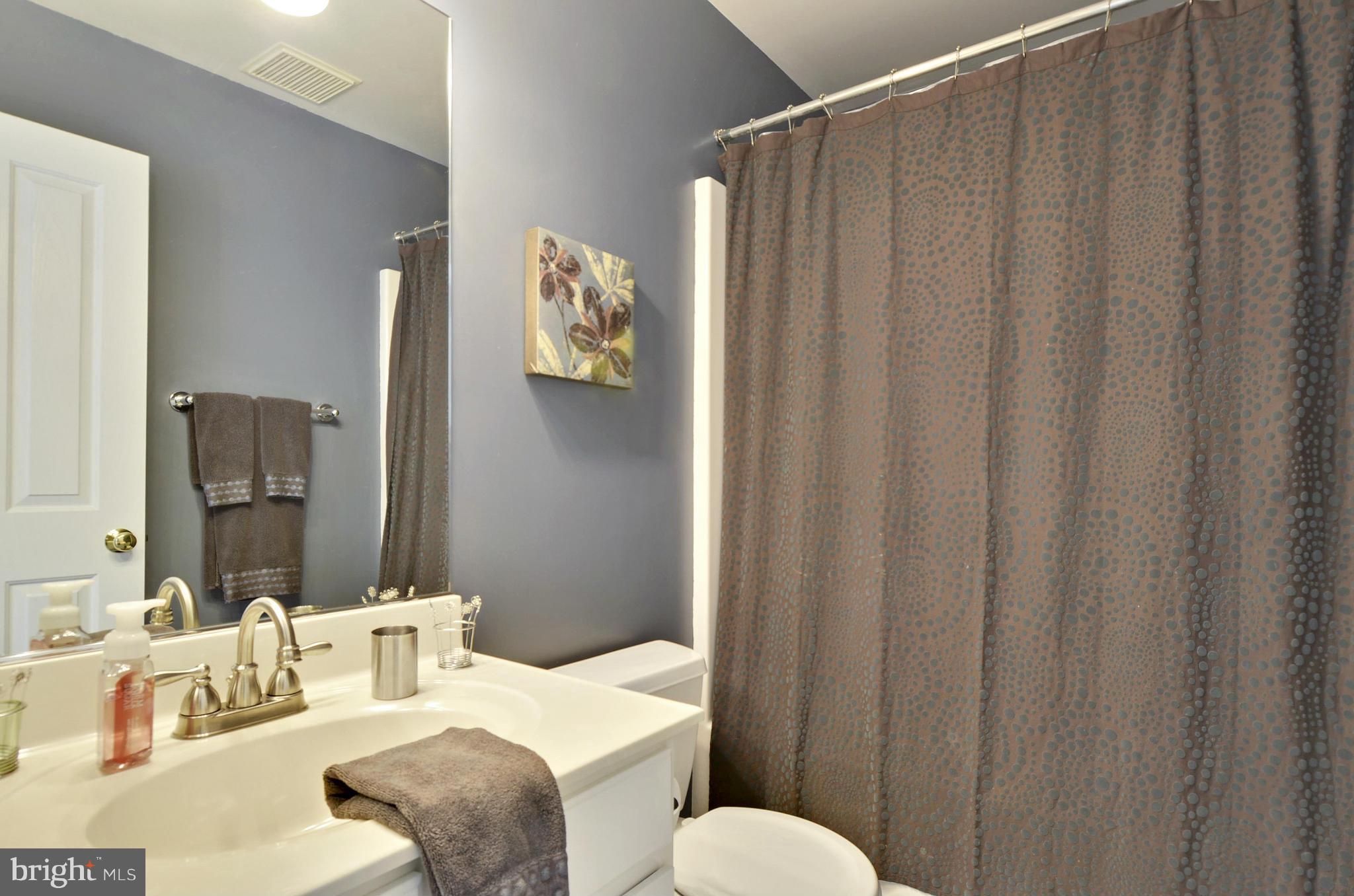 1212 Walker Road Freeland, MD 21053 - Photo 20 of 30 a bathroom with a sink mirror and a toilet