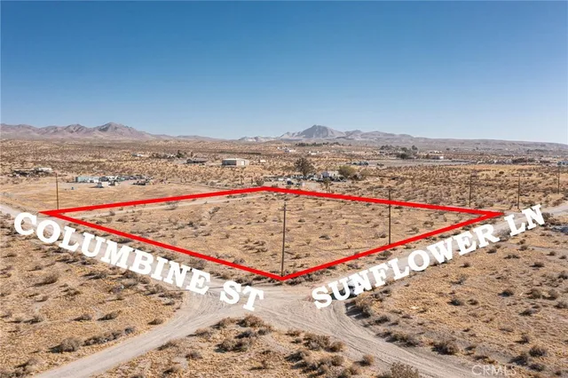 an aerial view of a houses