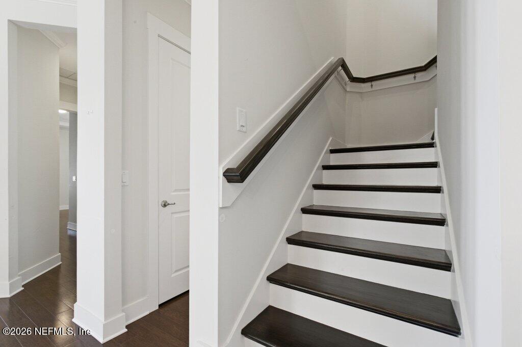 569 Timber Bridge Lane Atlantic Beach, FL 32233 - Photo 46 of 81 Stairs view towards Bedrooms hallway