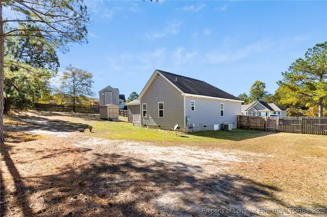 a house view with a outdoor space