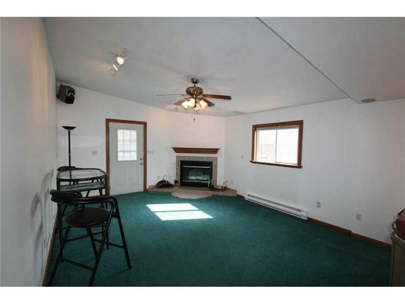 1110 Burchfield Road Allison Park, PA 15101 - Photo 15 of 25 Basement/Game Room. Game room with door to outside, fireplace, hot tub