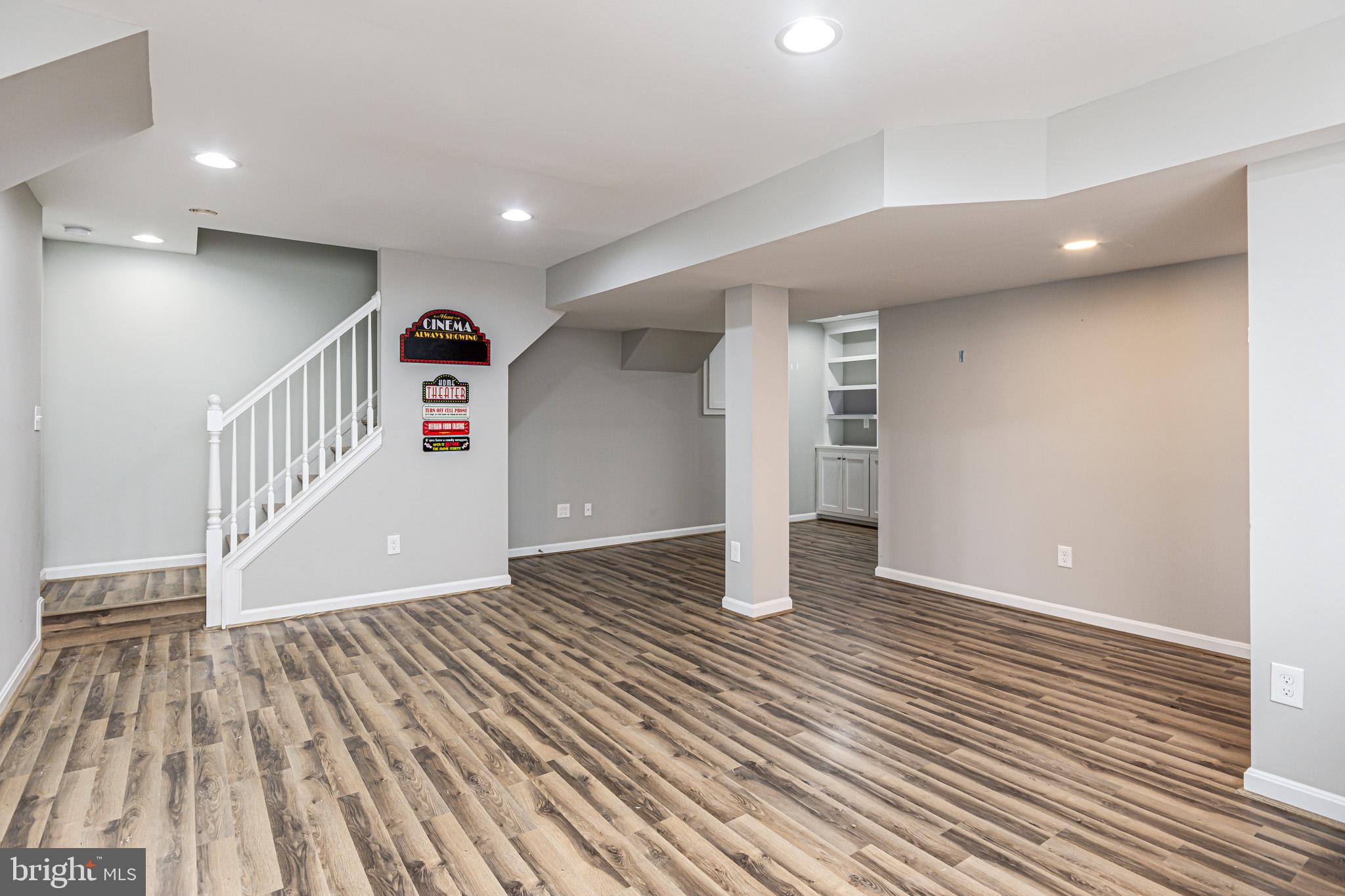 1346 Old Water Oak Point Road Pasadena, MD 21122 - Photo 25 of 33 Fully finished basement with recessed lighting